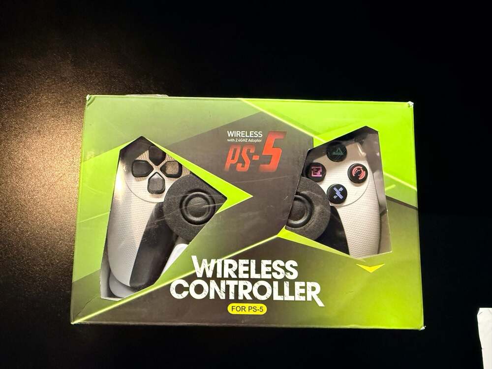 Third-Party Wireless Controller for PS5 with 2.4GHz Adapter